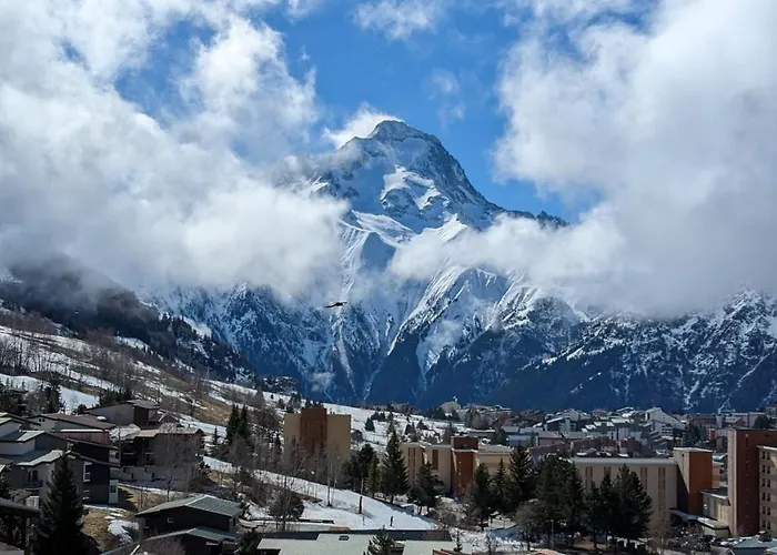 Апартаменты Au Pied Des Pistes Avec Panorama Sur Les Montagnes *
